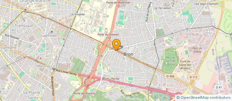 localisation de l'entreprise MADAME AGATHE RAGUET à BRON