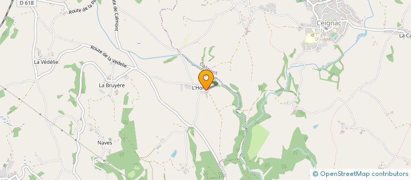 localisation de l'entreprise MADAME AGATHE RAMON  MANHAC