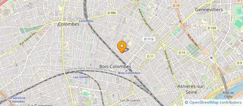 localisation de l'entreprise MADAME AGATHE RATTEL à BOIS-COLOMBES