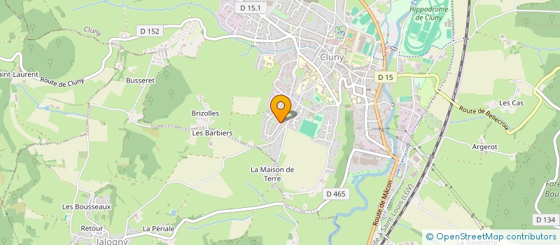 localisation de l'entreprise MADAME AGATHE RAVIER  CLUNY