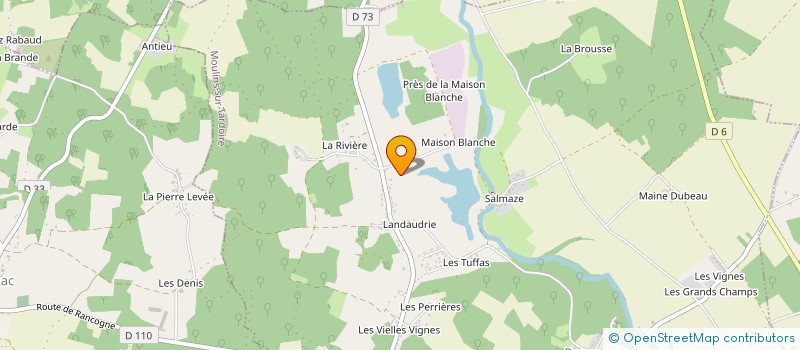 localisation de l'entreprise MADAME AGATHE RAYMOND à MOULINS-SUR-TARDOIRE