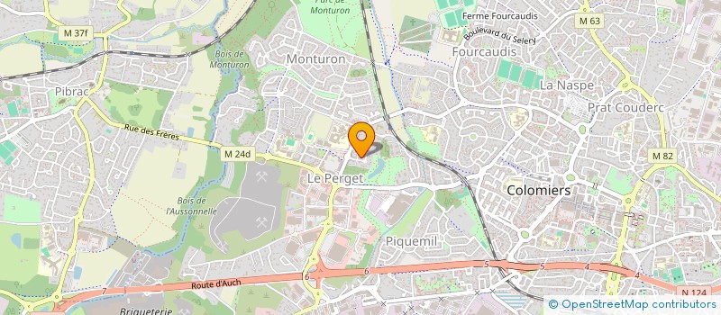 localisation de l'entreprise MADAME AGATHE RIAL à COLOMIERS