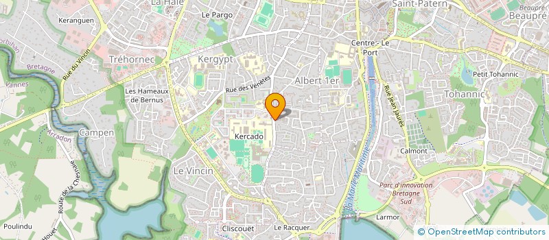 localisation de l'entreprise MADAME AGATHE RIVAL à VANNES