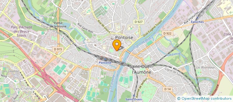 localisation de l'entreprise MADAME AGATHE ROGER  PONTOISE