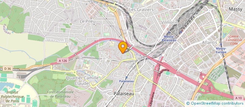 localisation de l'entreprise MADAME AGATHE ROUXEL à PALAISEAU