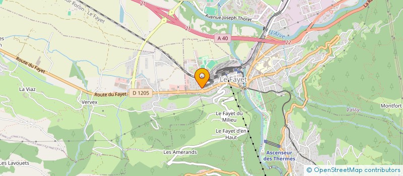 localisation de l'entreprise MADAME AGATHE SAGNARDON  SAINT-GERVAIS-LES-BAINS