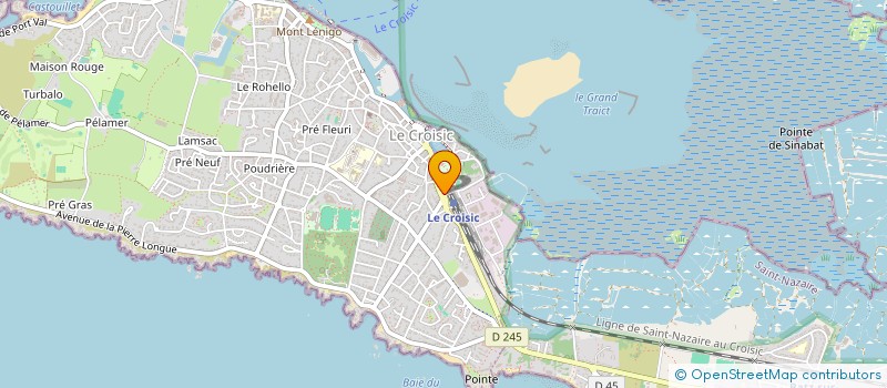 localisation de l'entreprise MADAME AGATHE SALVATORE  LE CROISIC