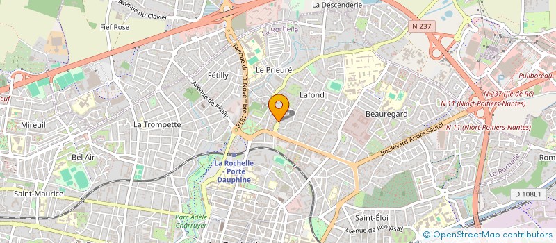 localisation de l'entreprise MADAME AGATHE SAUVARD  LA ROCHELLE