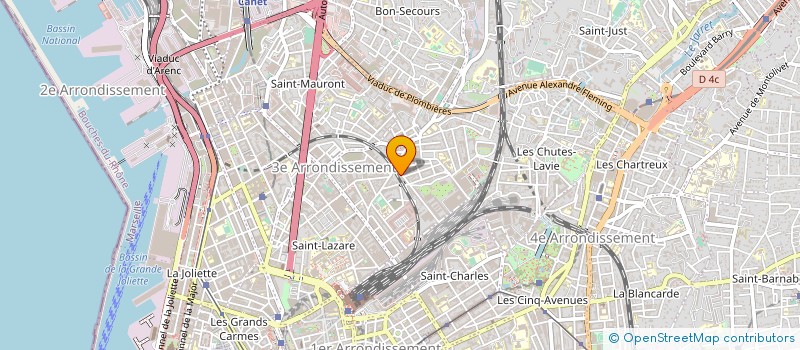 localisation de l'entreprise MADAME AGATHE SAYADI  MARSEILLE