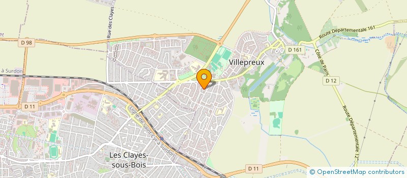 localisation de l'entreprise MADAME AGATHE SEBBAN  VILLEPREUX