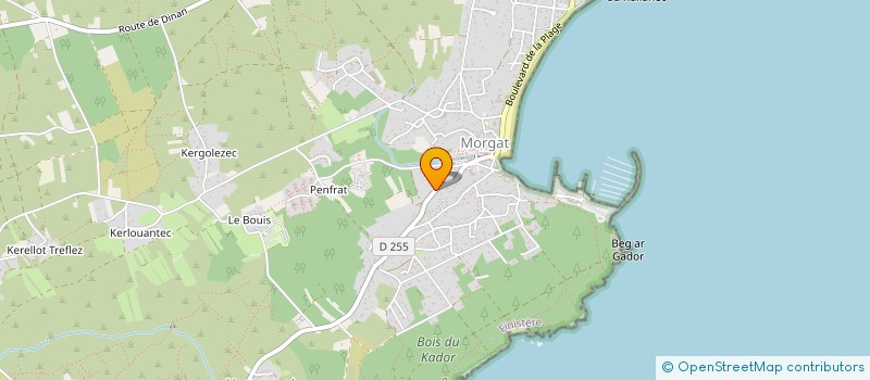 localisation de l'entreprise MADAME AGATHE SENECHAL  CROZON