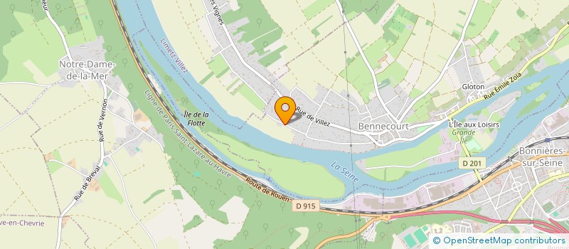 localisation de l'entreprise MADAME AGATHE SEVENE-FRETEAUD  BENNECOURT