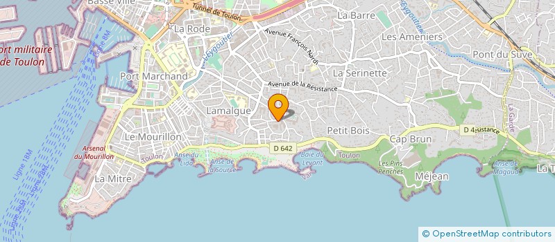 localisation de l'entreprise MADAME AGATHE SOUDAN à TOULON