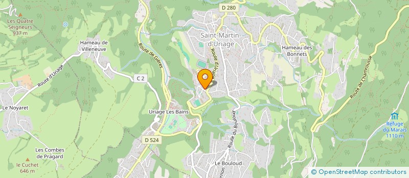 localisation de l'entreprise MADAME AGATHE SPORTIS à SAINT-MARTIN-D'URIAGE