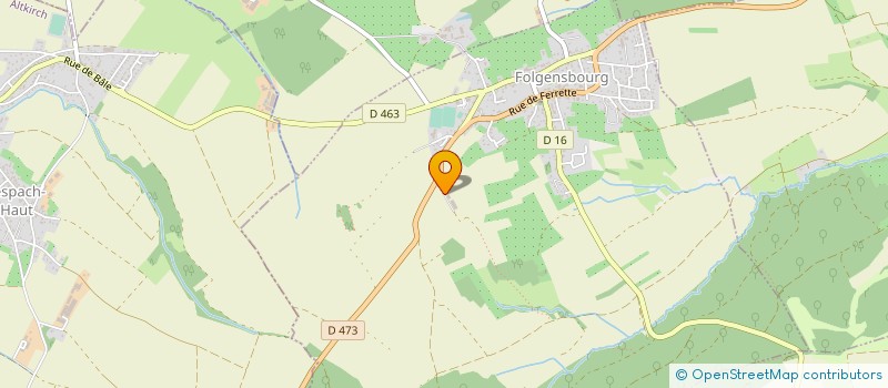 localisation de l'entreprise MADAME AGATHE STEMPFLIN  FOLGENSBOURG