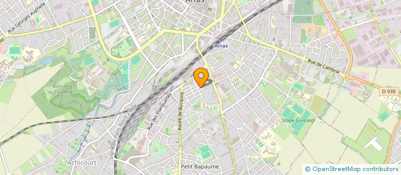 localisation de l'entreprise MADAME AGATHE TAVERNIER à ARRAS