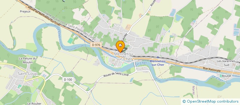 localisation de l'entreprise MADAME AGATHE THIEBAUT  MENNETOU-SUR-CHER