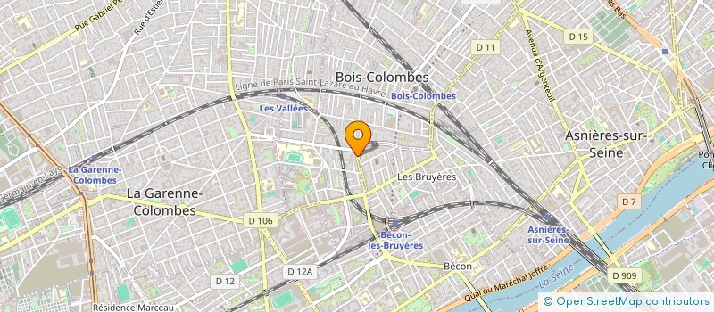 localisation de l'entreprise MADAME AGATHE THIROUIN à BOIS-COLOMBES