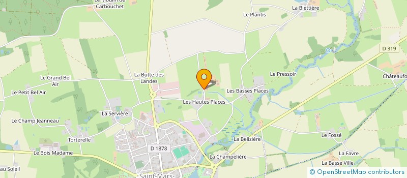 localisation de l'entreprise MADAME AGATHE TOURRET  VALLONS-DE-L'ERDRE