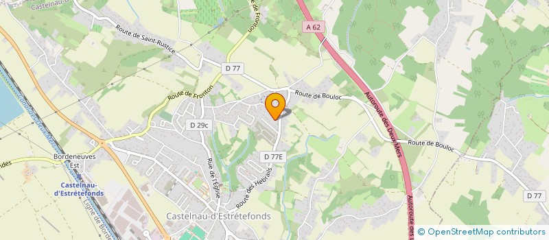 localisation de l'entreprise MADAME AGATHE TRIVINO  CASTELNAU-D'ESTRETEFONDS