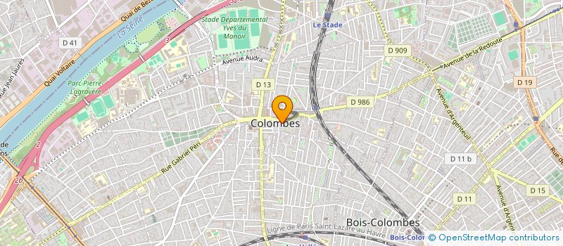 localisation de l'entreprise MADAME AGATHE TUNICA  COLOMBES