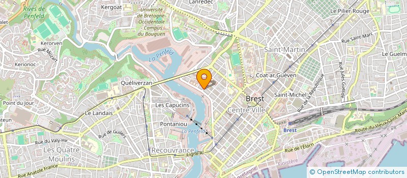 localisation de l'entreprise MADAME AGATHE VERDIER à BREST