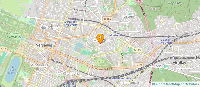 localisation de l'entreprise MADAME AGATHE VERDIER à VERSAILLES