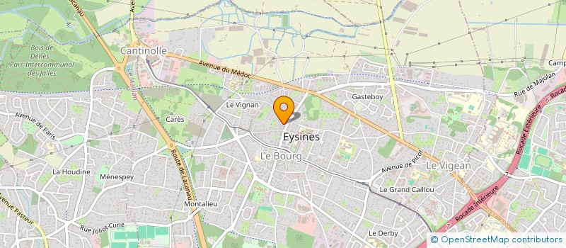 localisation de l'entreprise MADAME AGATHE VINCENT  EYSINES