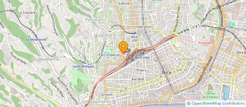 localisation de l'entreprise MADAME AGATHE WIESNER à NICE