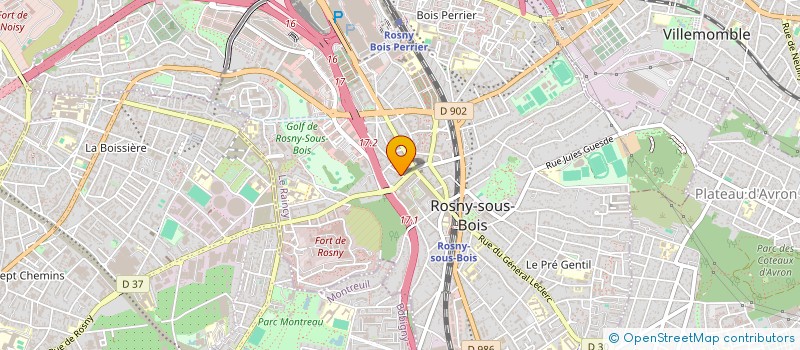 localisation de l'entreprise MADAME AGATHE WOIMANT à ROSNY-SOUS-BOIS