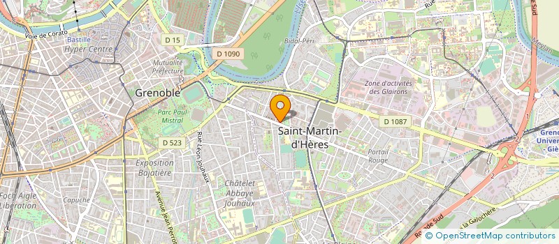 localisation de l'entreprise MADAME AGATHE ZANONE à SAINT-MARTIN-D'HERES