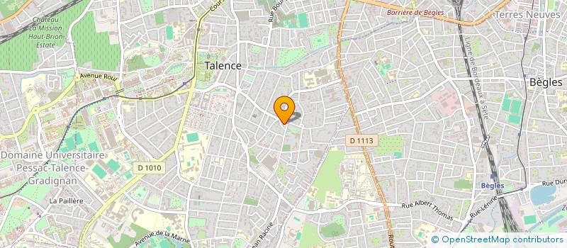 localisation de l'entreprise MADAME AGAYLA OULD BRAHIM MINT NAJEM  TALENCE