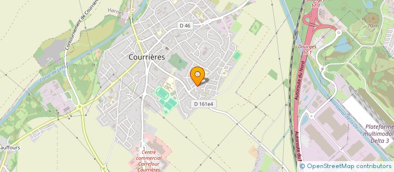 localisation de l'entreprise MADAME AGGOU AIT HAMMOU  COURRIERES