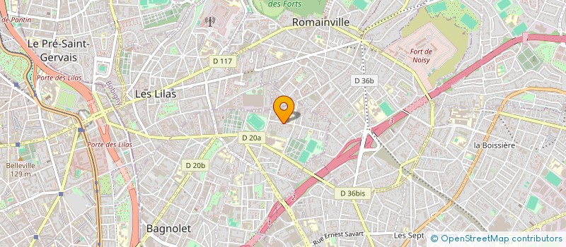 localisation de l'entreprise MADAME AGLAE BORY à BAGNOLET
