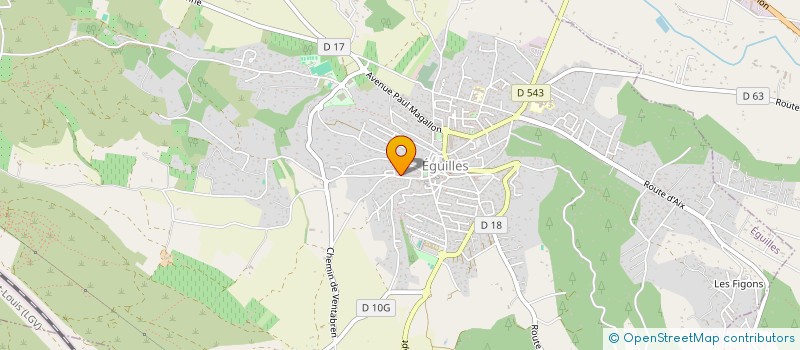 localisation de l'entreprise MADAME AGLAE CAPERAN  EGUILLES