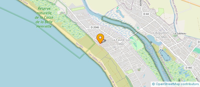 localisation de l'entreprise MADAME AGLAE WIND à L'AIGUILLON-LA-PRESQU'ILE