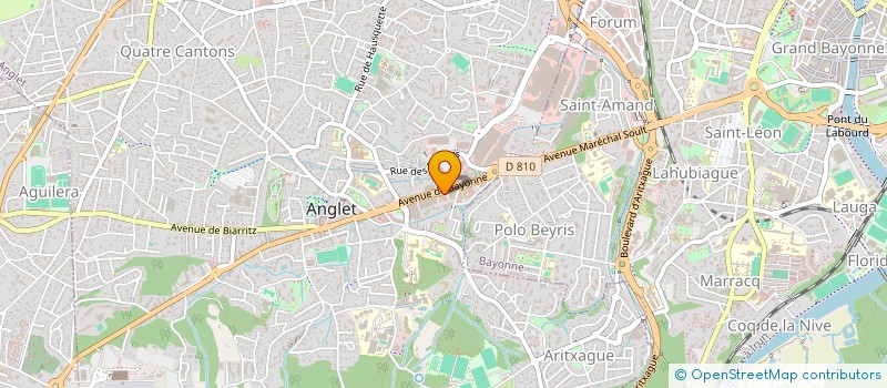 localisation de l'entreprise MADAME AGNALYS ANANOS à ANGLET