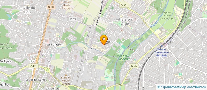 localisation de l'entreprise MADAME AGNES ADHEL  VILLIERS-SUR-ORGE