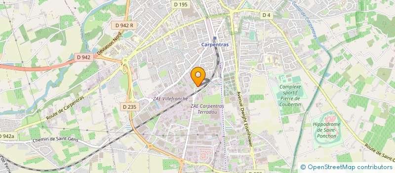 localisation de l'entreprise MADAME AGNES AGUILAR  CARPENTRAS