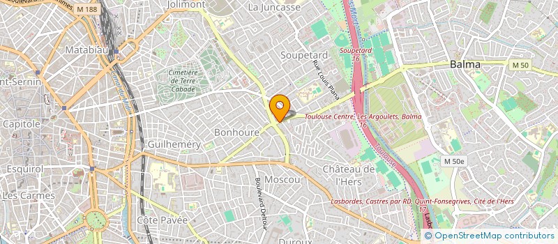localisation de l'entreprise MADAME AGNES ALBERNY à TOULOUSE