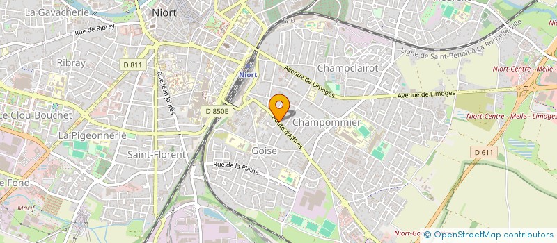 localisation de l'entreprise MADAME AGNES ALCARAZ  NIORT