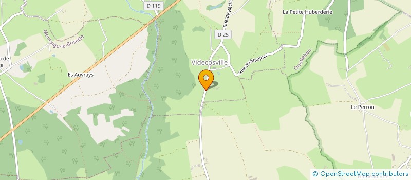 localisation de l'entreprise MADAME AGNES ALIX  VIDECOSVILLE