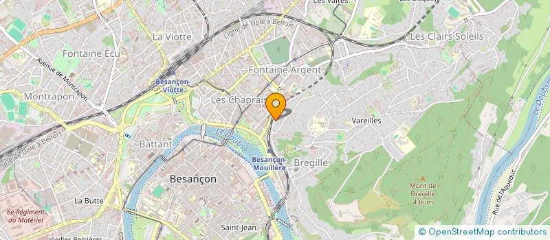 localisation de l'entreprise MADAME AGNES ANCHIERI à BESANCON
