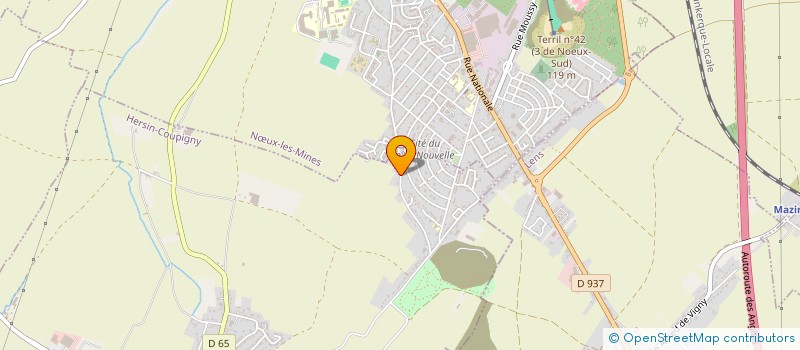 localisation de l'entreprise MADAME AGNES ANTONIEWICZ  HERSIN-COUPIGNY