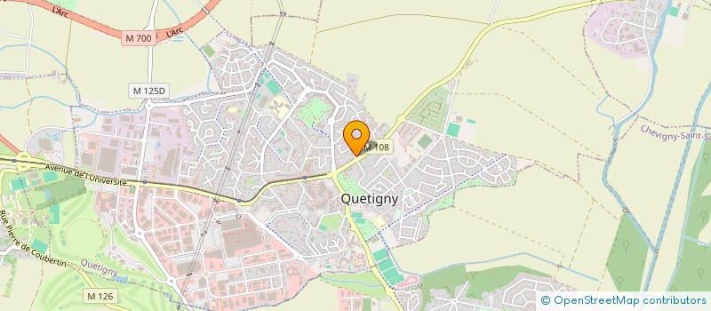 localisation de l'entreprise MADAME AGNES ATHIAS à QUETIGNY
