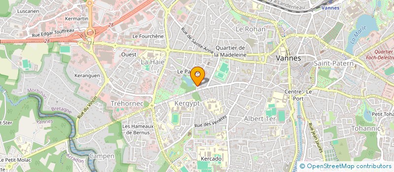 localisation de l'entreprise MADAME AGNES AUDEMARD D ALANCON à VANNES