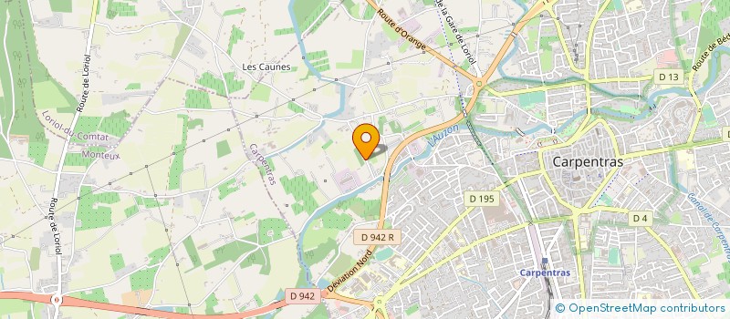 localisation de l'entreprise MADAME AGNES AUGE à CARPENTRAS