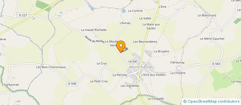 localisation de l'entreprise MADAME AGNES AUROY à MONTCHEVREL