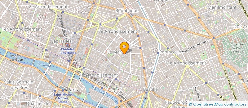 localisation de l'entreprise MADAME AGNES AYNARD à PARIS