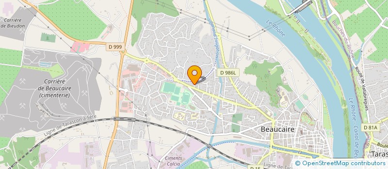 localisation de l'entreprise MADAME AGNES BABIOL  BEAUCAIRE